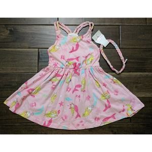 Mermaid Summer Beach Sun Dress Baby Girls Toddler